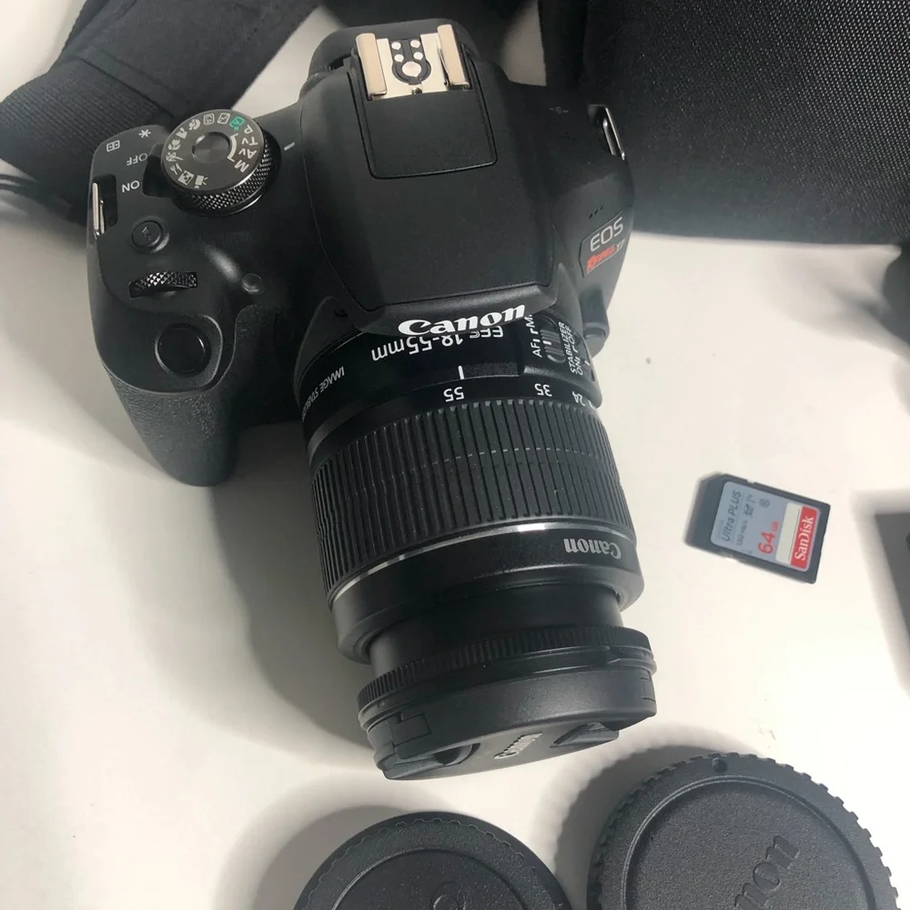 Canon EOS Rebel T7 DSLR Camera with 18-55mm Lens! 24.1 mega pixels!! Camera